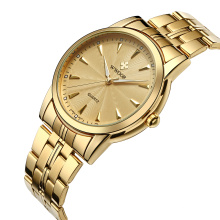 OEM Brand All Stainless Steel Quartz Gold Watches Men Watches